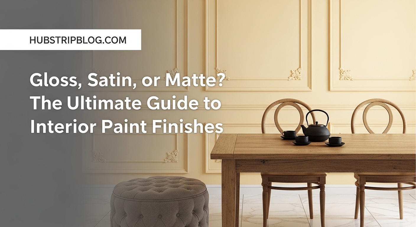 Gloss, Satin, or Matte? The Ultimate Guide to Interior Paint Finishes