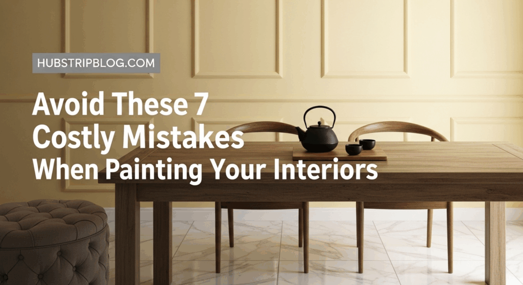 Avoid These 7 Costly Mistakes When Painting Your Interiors