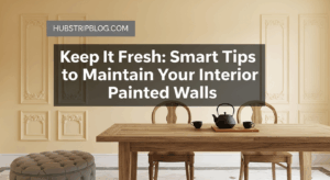 Keep It Fresh: Smart Tips to Maintain Your Interior Painted Walls