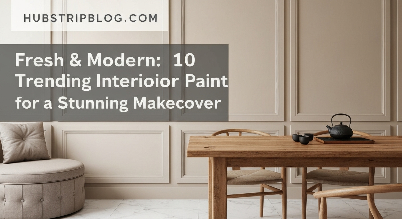 Fresh & Modern: 10 Trending Interior Paint Ideas for a Stunning Makeover 28 Fresh & Modern: 10 Trending Interior Paint Ideas for a Stunning Makeover