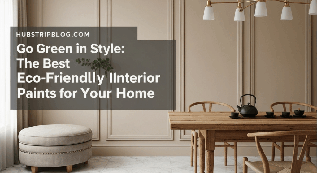 Go Green in Style: The Best Eco-Friendly Interior Paints for Your Home