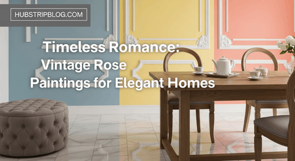 Timeless Romance: Vintage Rose Paintings for Elegant Homes