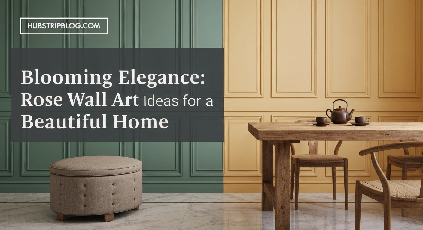 Blooming Elegance: Rose Wall Art Ideas for a Beautiful Home 25 Blooming Elegance: Rose Wall Art Ideas for a Beautiful Home