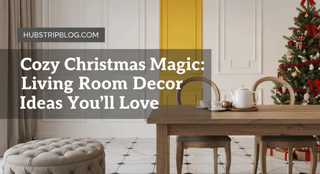 Cozy Christmas Magic: Living Room Decor Ideas You’ll Love