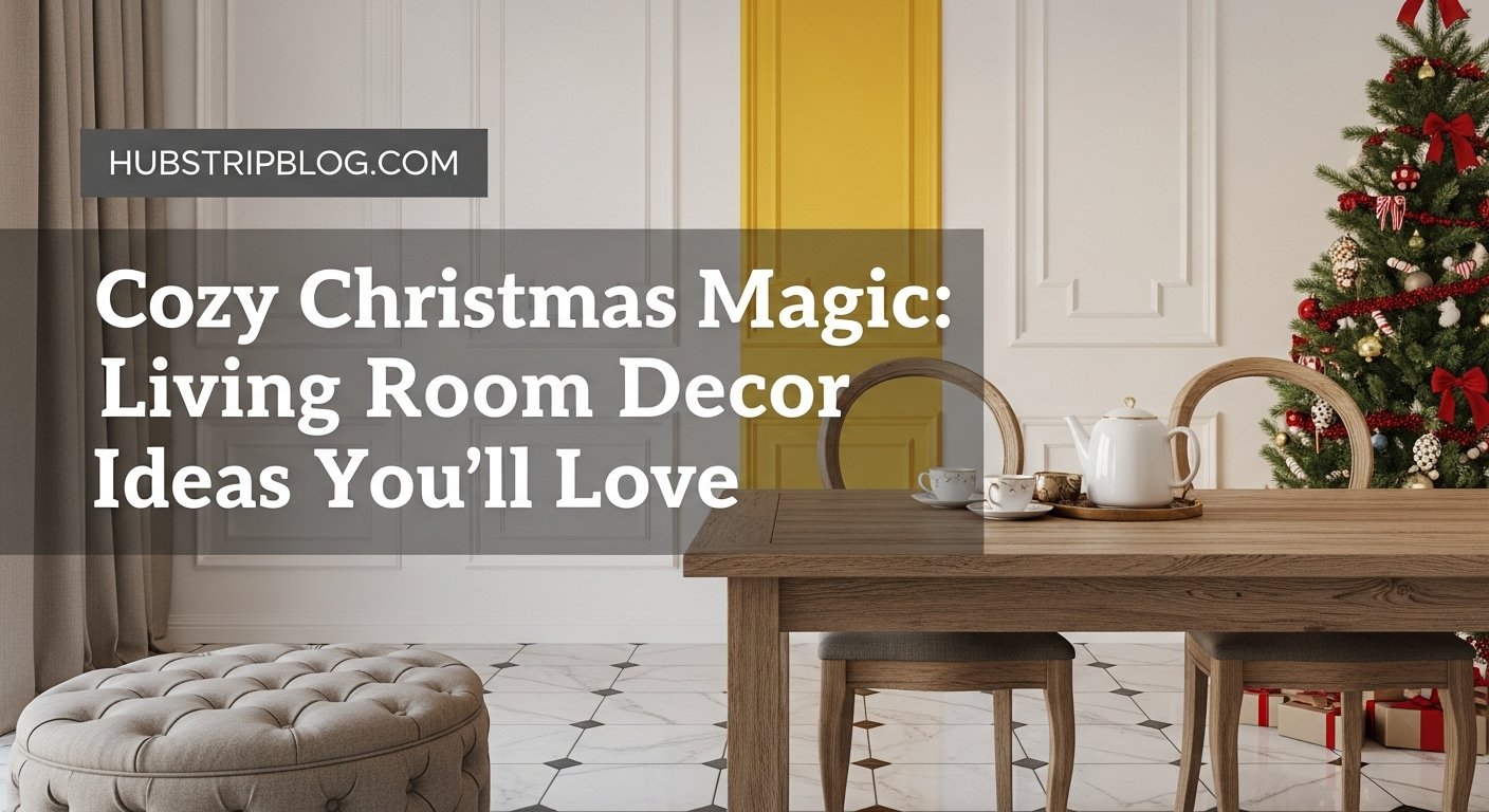 Cozy Christmas Magic: Living Room Decor Ideas You’ll Love
