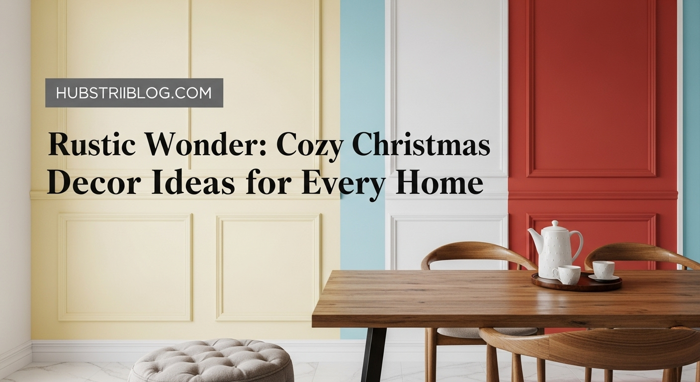 Rustic Wonder: Cozy Christmas Decor Ideas for Every Home