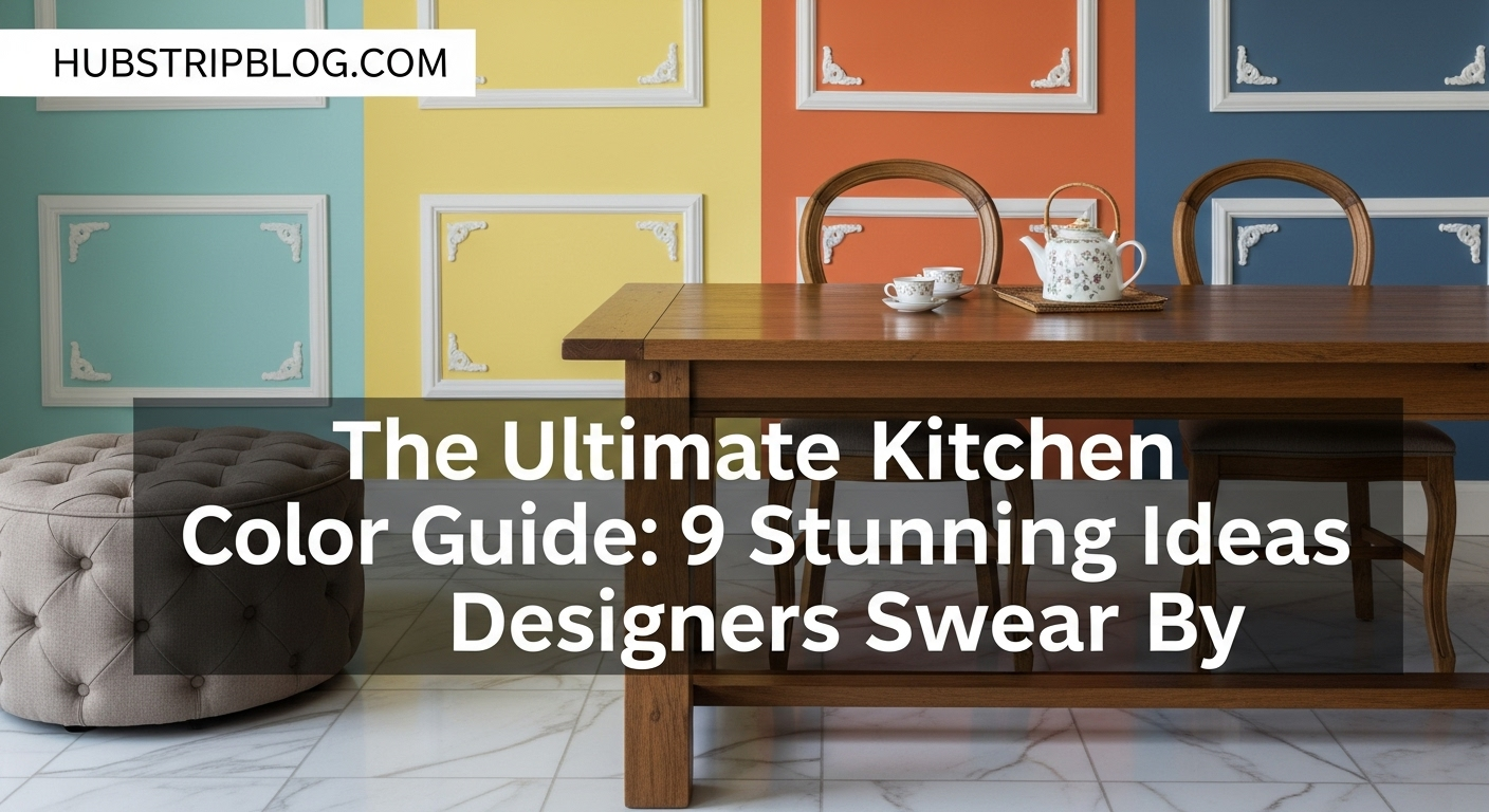 The Ultimate Kitchen Color Guide: 9 Stunning Ideas Designers Swear By