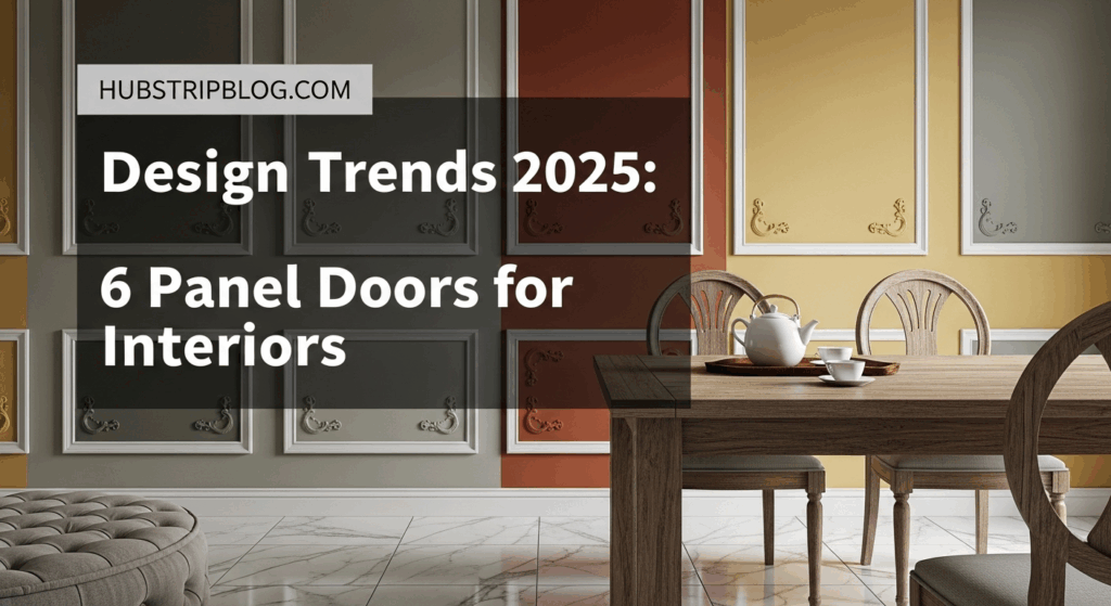 Design Trends 2025: Trending 6 Panel Doors for Interiors