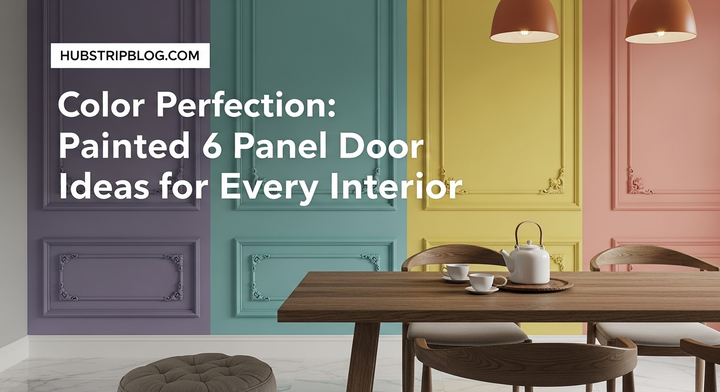 Color Perfection: Painted 6 Panel Door Ideas for Every Interior