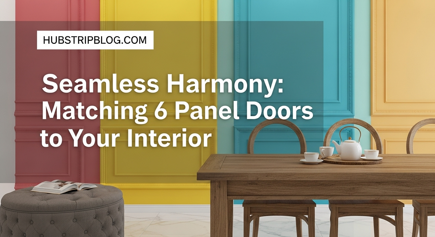 Seamless Harmony: Matching 6 Panel Doors to Your Interior
