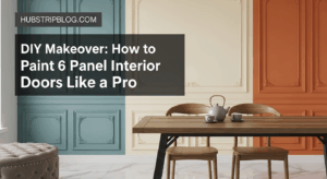 DIY Makeover: How to Paint 6 Panel Interior Doors Like a Pro