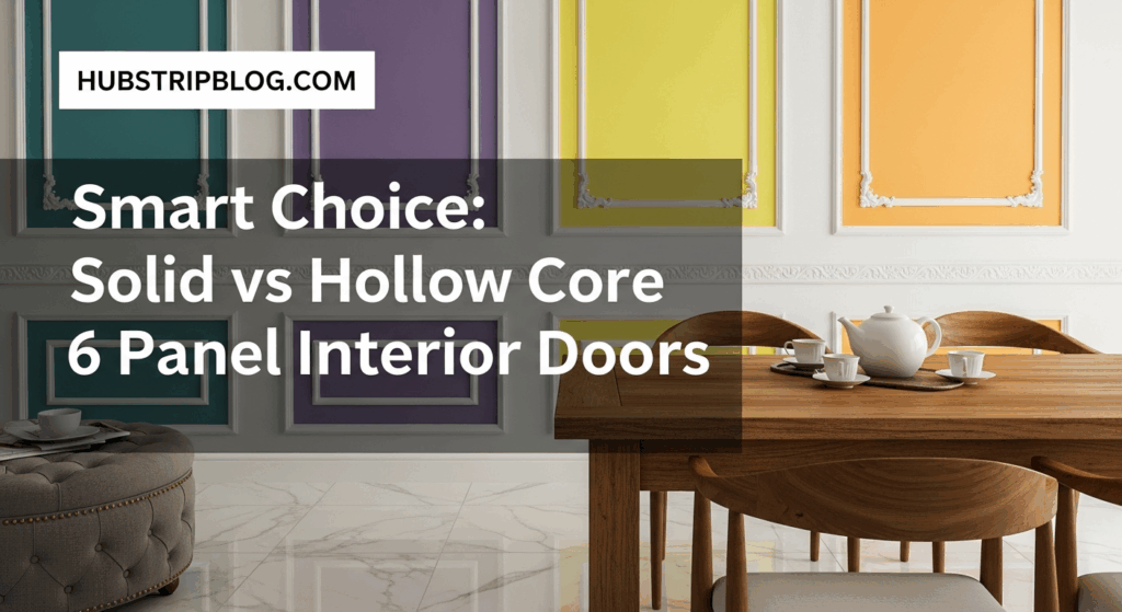 Smart Choice: Solid vs Hollow Core 6 Panel Interior Doors