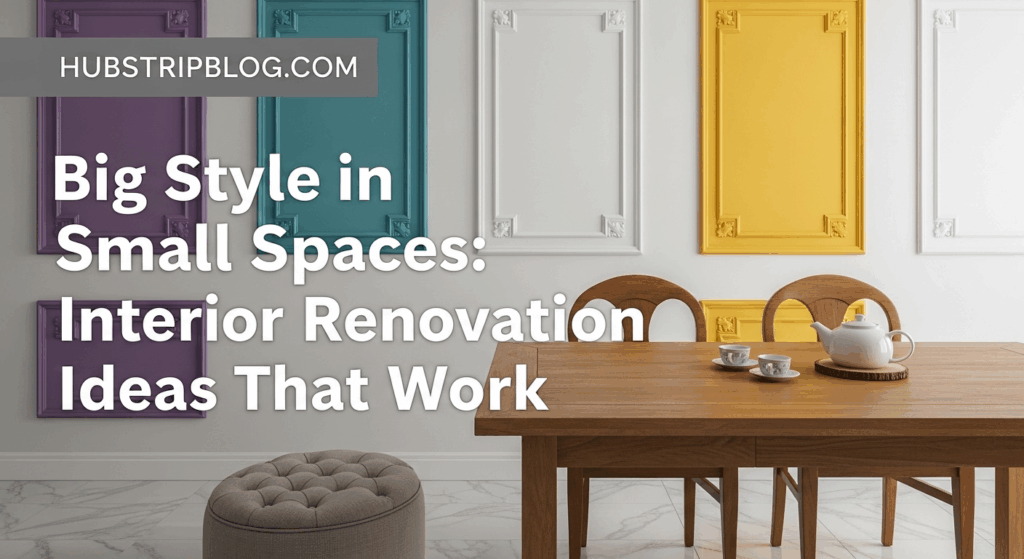 Big Style in Small Spaces: Interior Renovation Ideas That Work