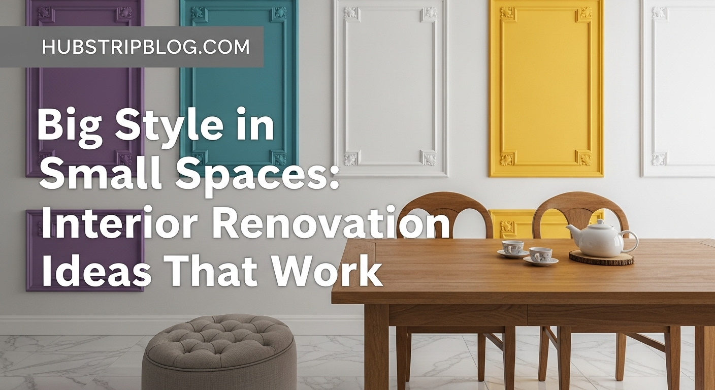 Big Style in Small Spaces: Interior Renovation Ideas That Work