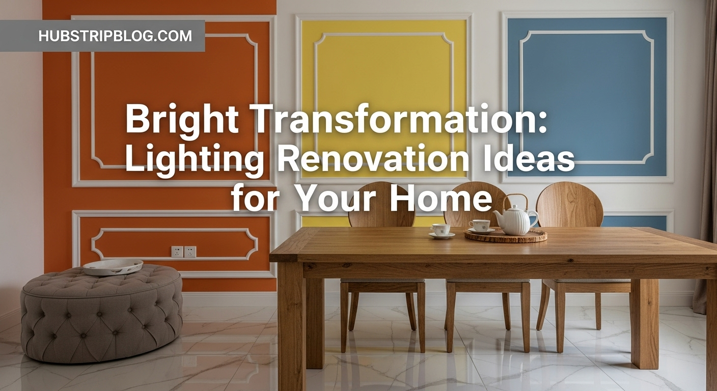 Bright Transformation: Lighting Renovation Ideas for Your Home