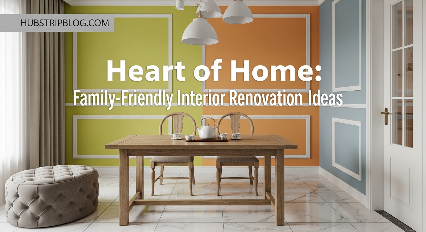 Heart of Home: Family-Friendly Interior Renovation Ideas