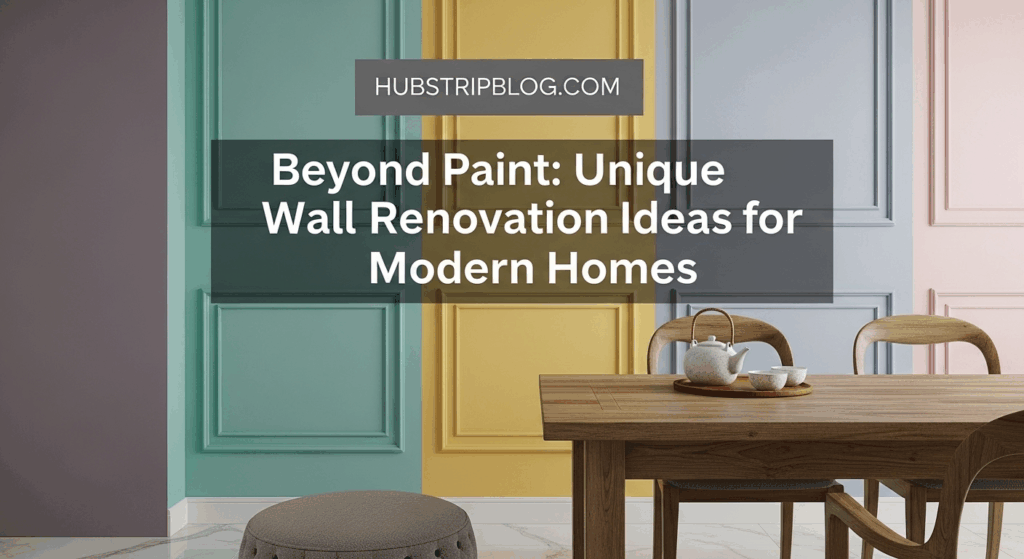Beyond Paint: Unique Wall Renovation Ideas for Modern Homes