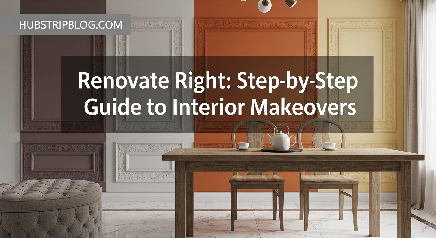 Renovate Right: Step-by-Step Guide to Interior Makeovers