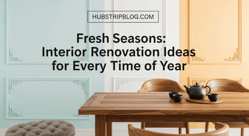Fresh Seasons: Interior Renovation Ideas for Every Time of Year