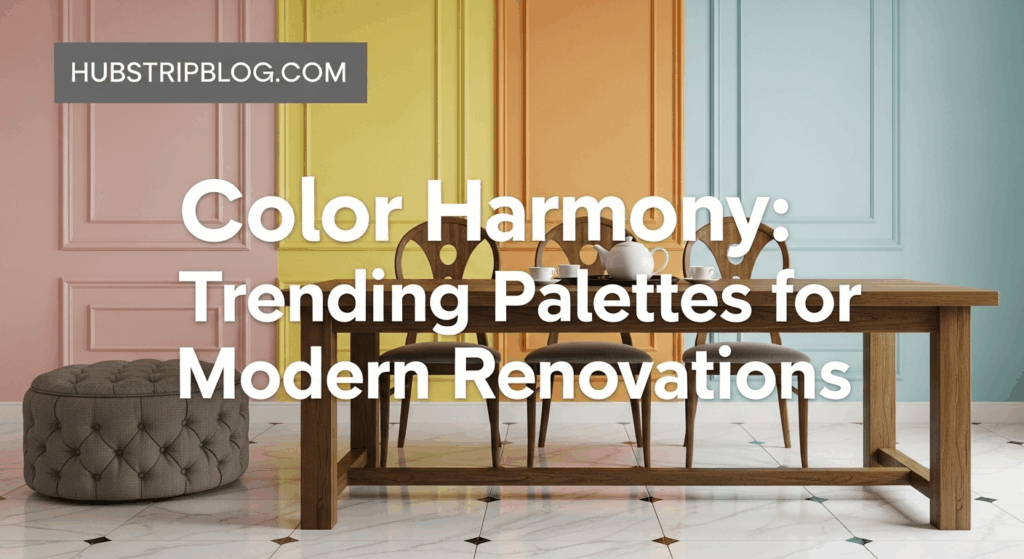 Color Harmony: Trending Palettes for Modern Renovations