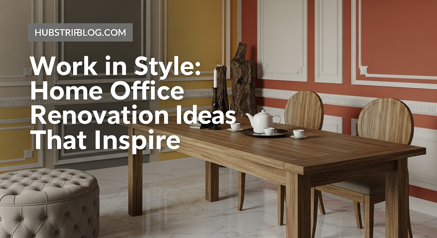 Work in Style: Home Office Renovation Ideas That Inspire