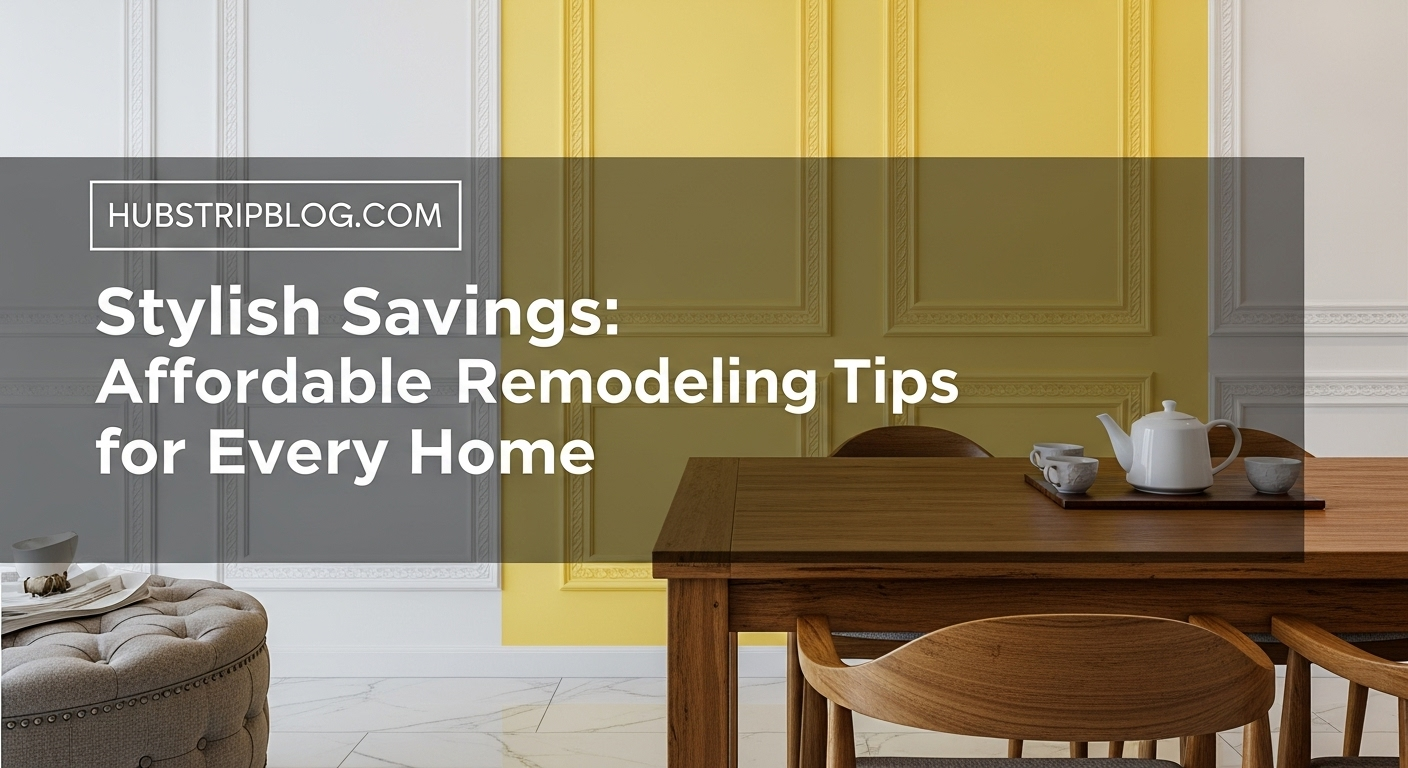 Stylish Savings: Affordable Remodeling Tips for Every Home