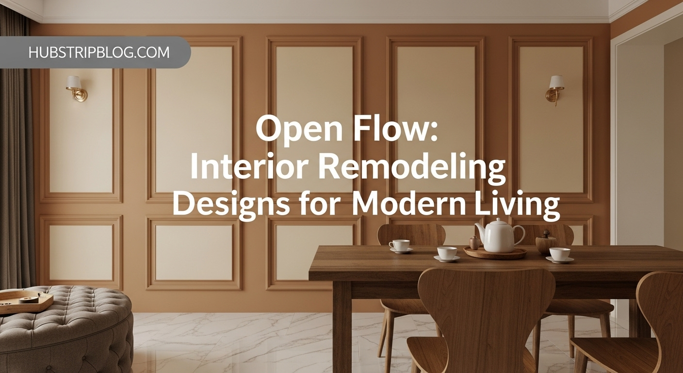 Open Flow: Interior Remodeling Designs for Modern Living