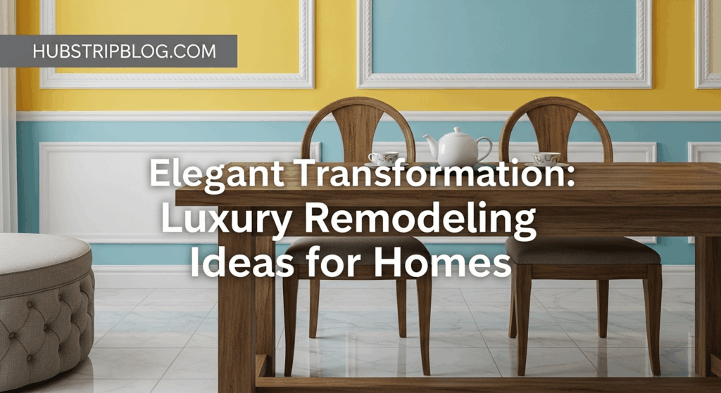 Elegant Transformation: Luxury Remodeling Ideas for Homes