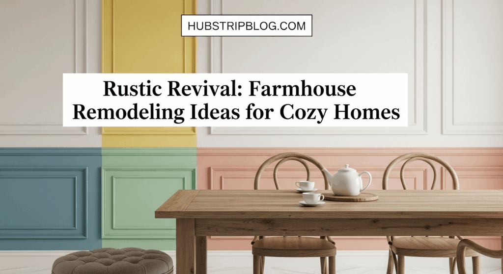 Rustic Revival: Farmhouse Remodeling Ideas for Cozy Homes