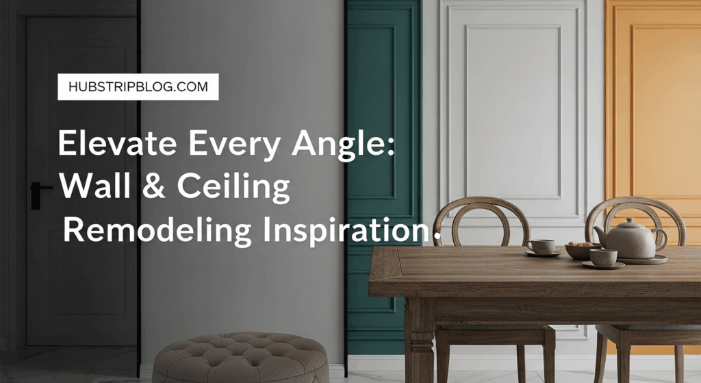 Elevate Every Angle: Wall & Ceiling Remodeling Inspiration