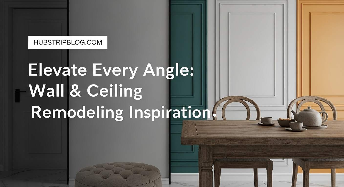 Elevate Every Angle: Wall & Ceiling Remodeling Inspiration