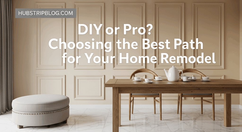 DIY or Pro? Choosing the Best Path for Your Home Remodel