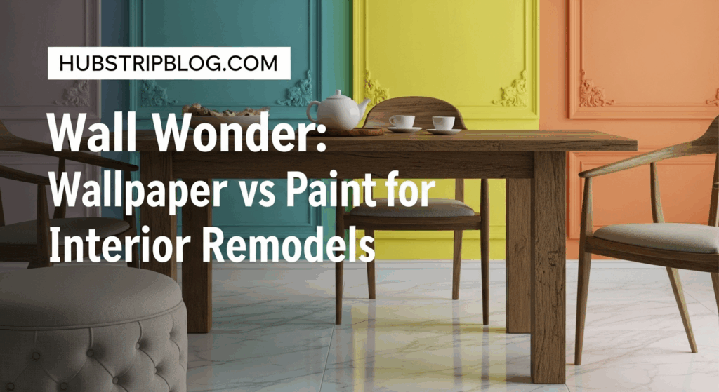 Wall Wonder: Wallpaper vs Paint for Interior Remodels