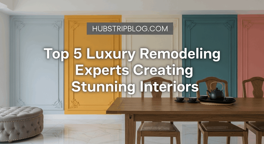 Top 5 Luxury Remodeling Experts Creating Stunning Interiors