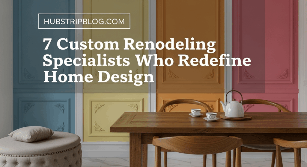7 Custom Remodeling Specialists Who Redefine Home Design