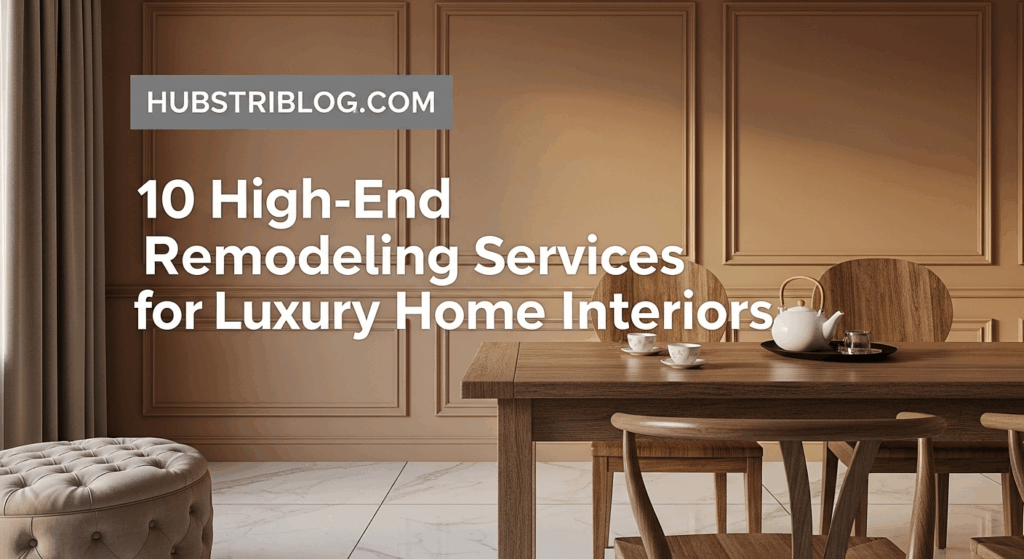 10 High-End Remodeling Services for Luxury Home Interiors