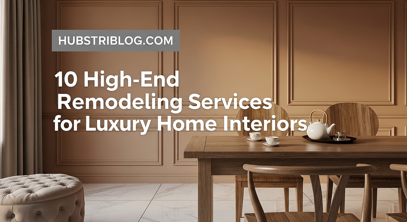 10 High-End Remodeling Services for Luxury Home Interiors