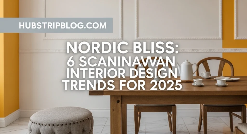 Nordic Bliss: 6 Scandinavian Interior Design Trends for 2025