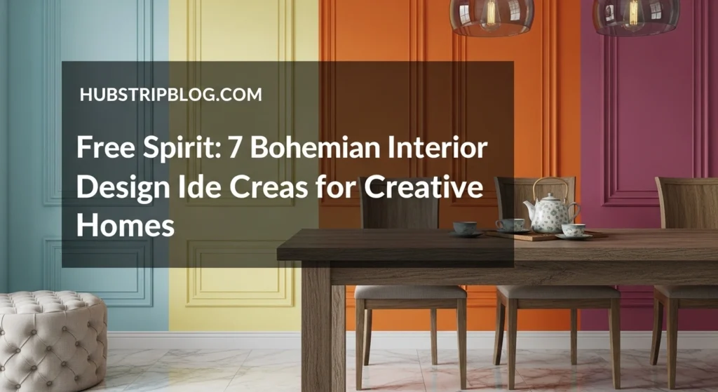 Free Spirit: 7 Bohemian Interior Design Ideas for Creative Homes