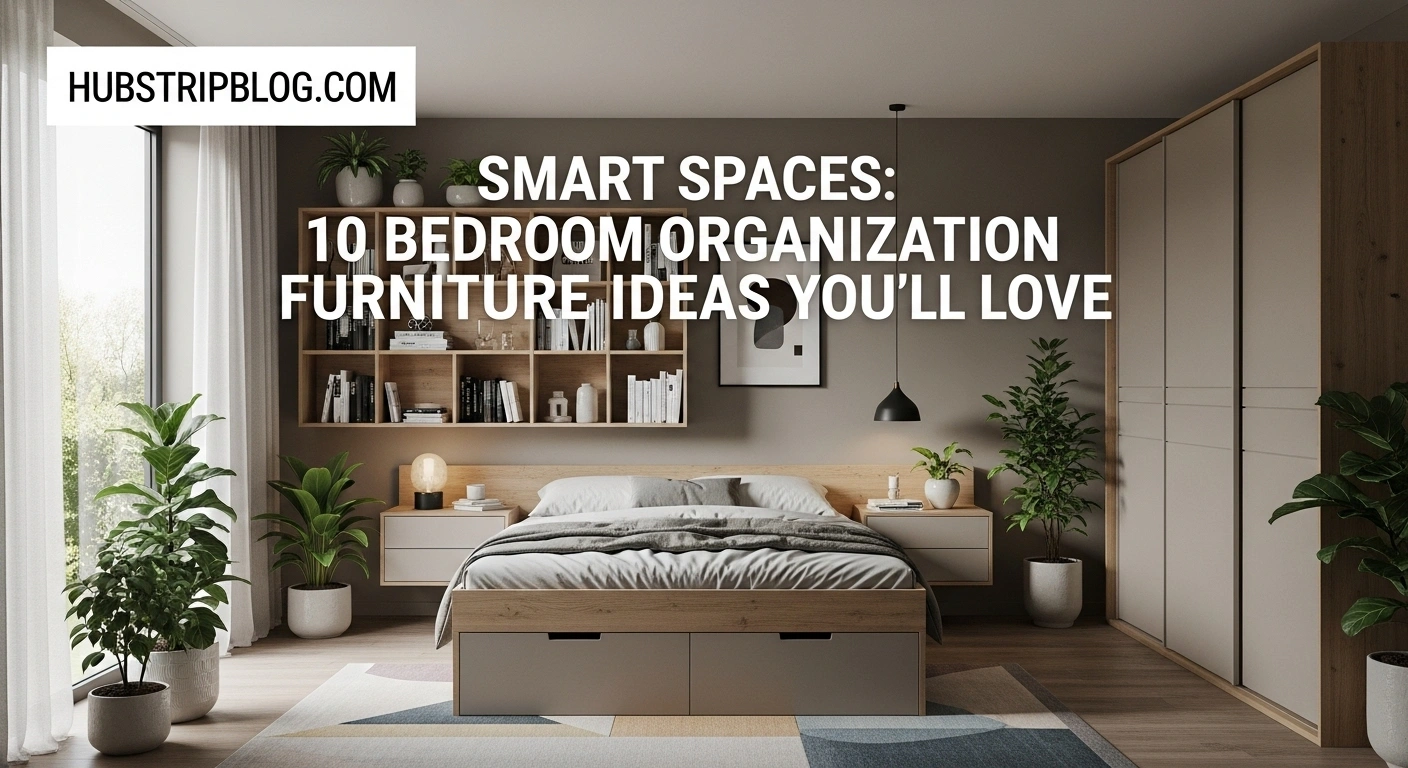Smart Spaces: 10 Bedroom Organization Furniture Ideas You’ll Love