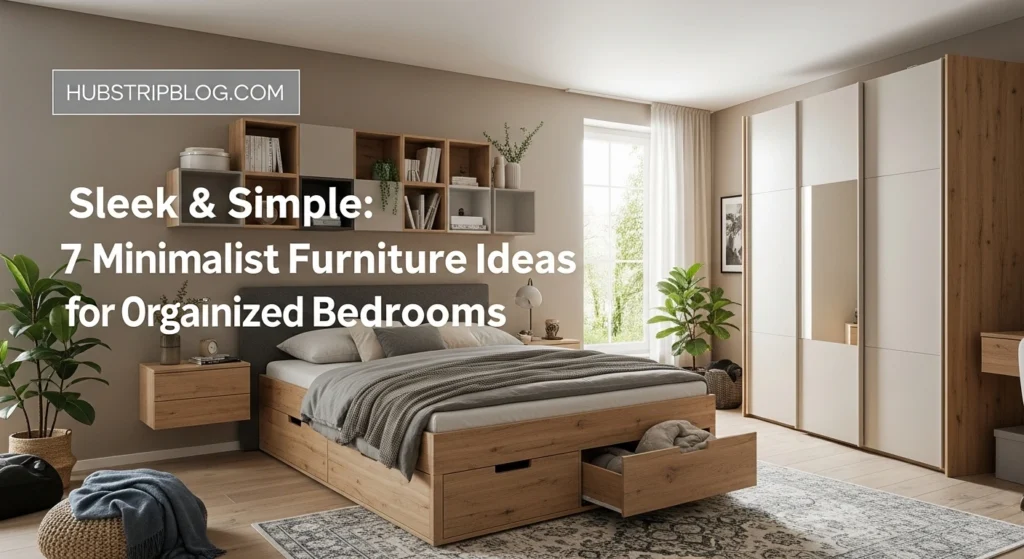 Sleek & Simple: 7 Minimalist Furniture Ideas for Organized Bedrooms