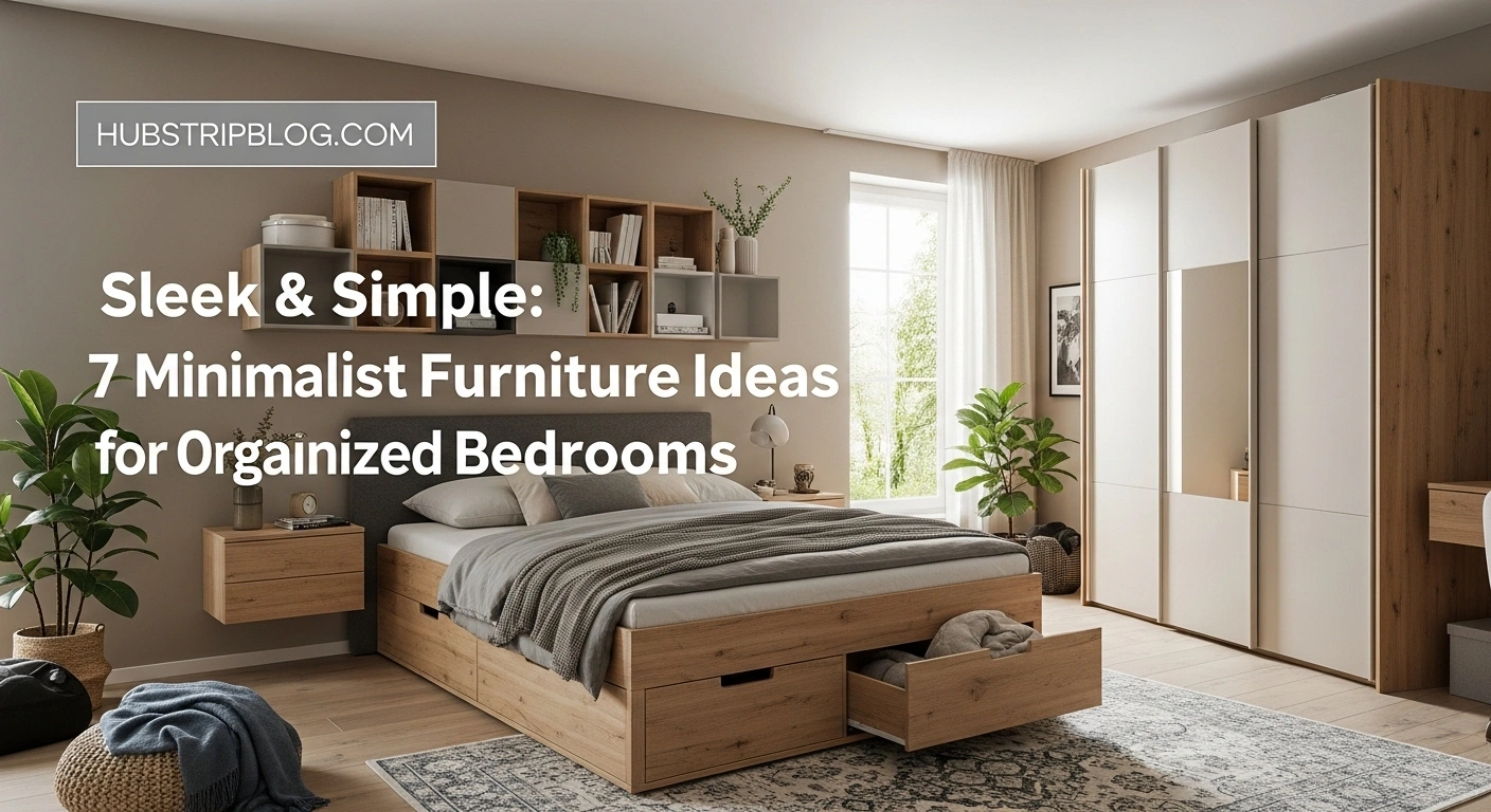 Sleek & Simple: 7 Minimalist Furniture Ideas for Organized Bedrooms