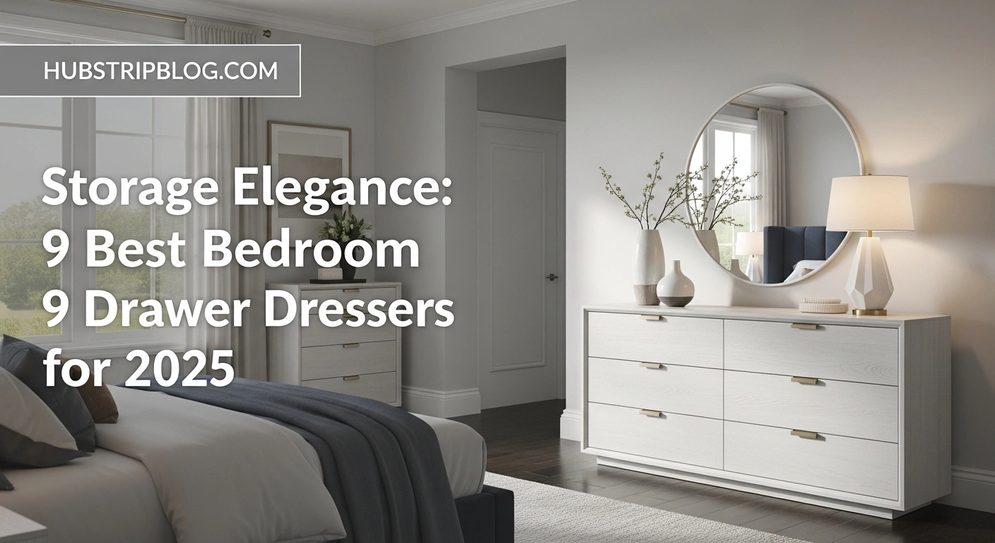 Storage Elegance: 9 Best Bedroom 9 Drawer Dressers for 2025