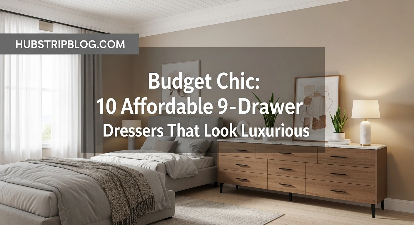Budget Chic: 10 Affordable 9-Drawer Dressers That Look Luxurious