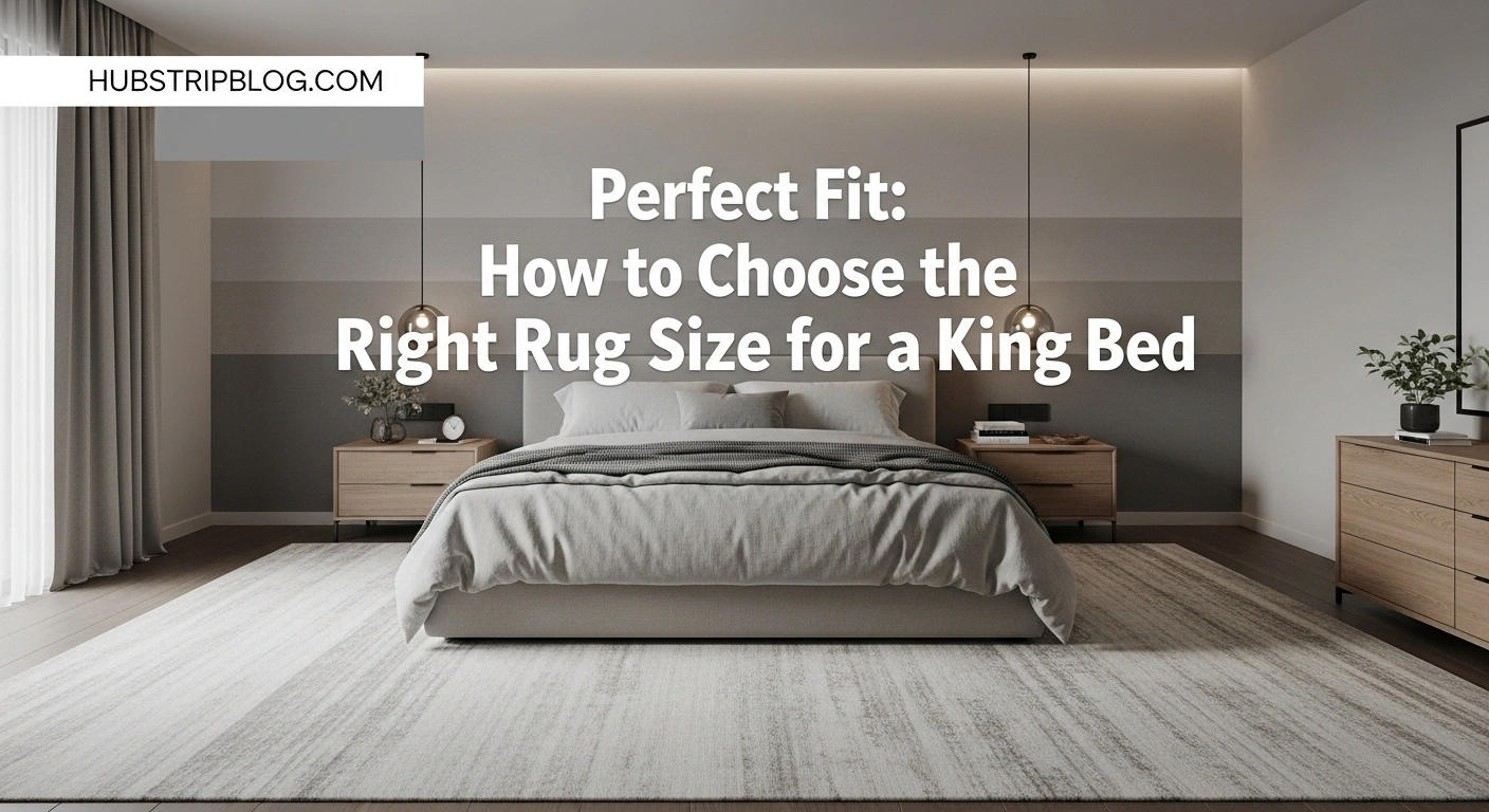 Perfect Fit: How to Choose the Right Rug Size for a King Bed