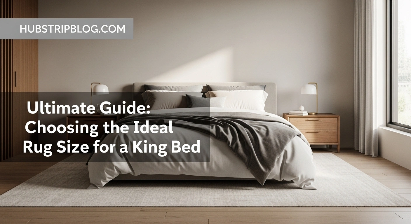 Ultimate Guide: Choosing the Ideal Rug Size for a King Bed