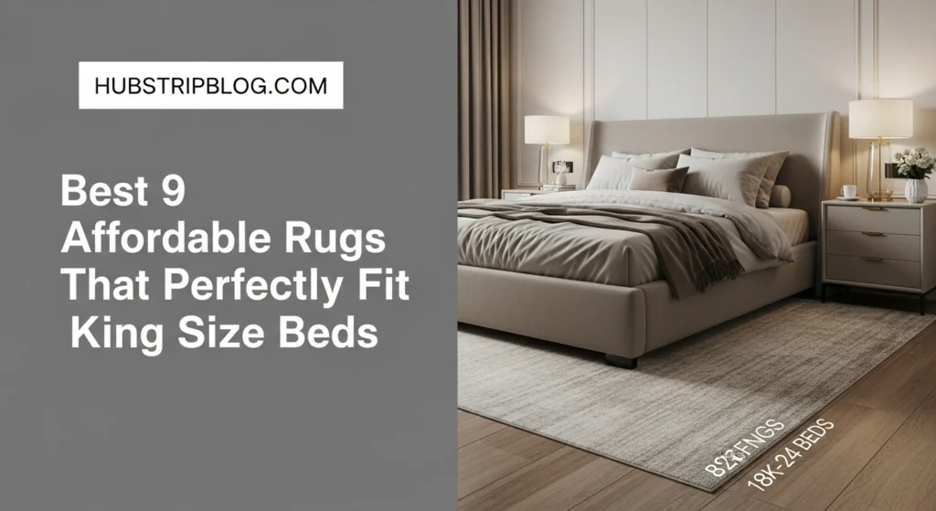 Best 9 Affordable Rugs That Perfectly Fit King Size Beds