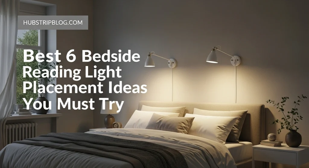 Best 6 Bedside Reading Light Placement Ideas You Must Try