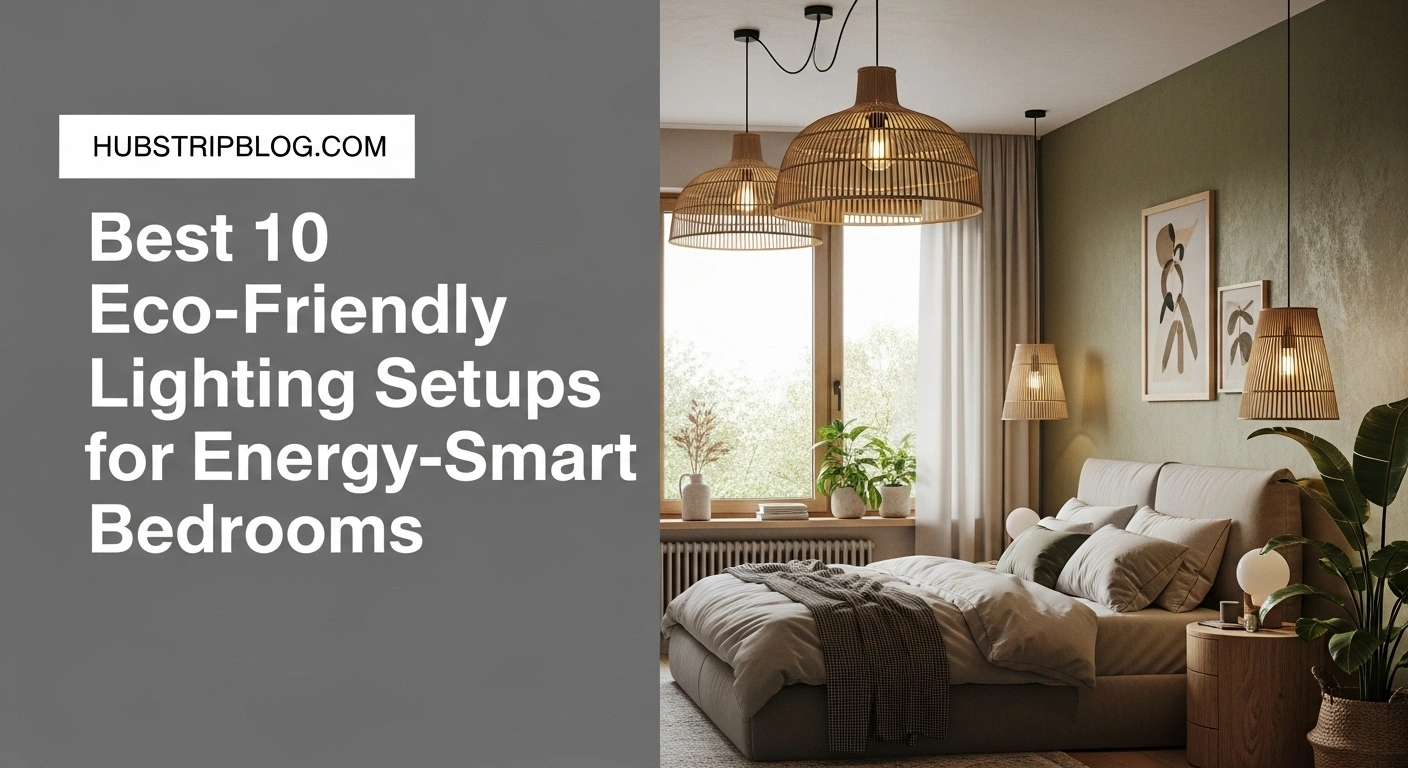 Best 10 Eco-Friendly Lighting Setups for Energy-Smart Bedrooms