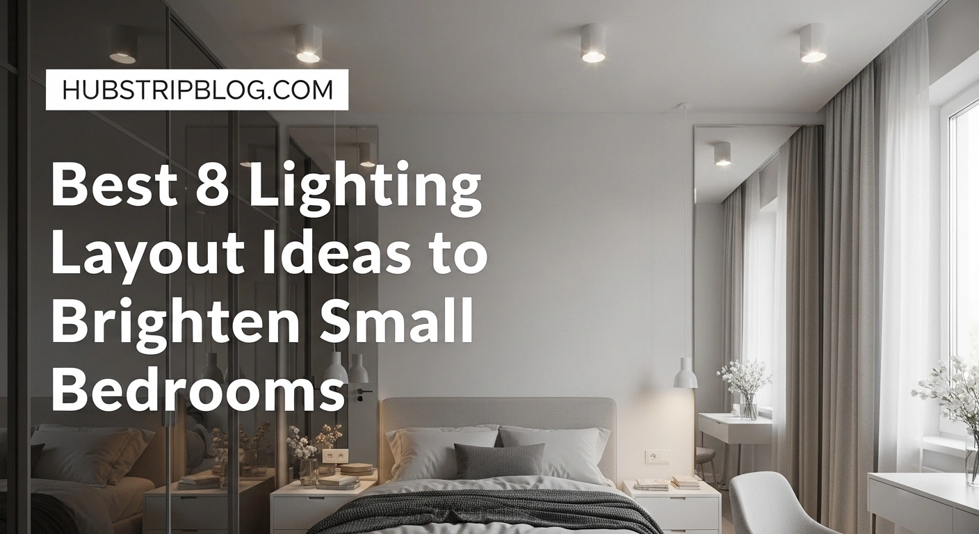 Best 8 Lighting Layout Ideas to Brighten Small Bedrooms